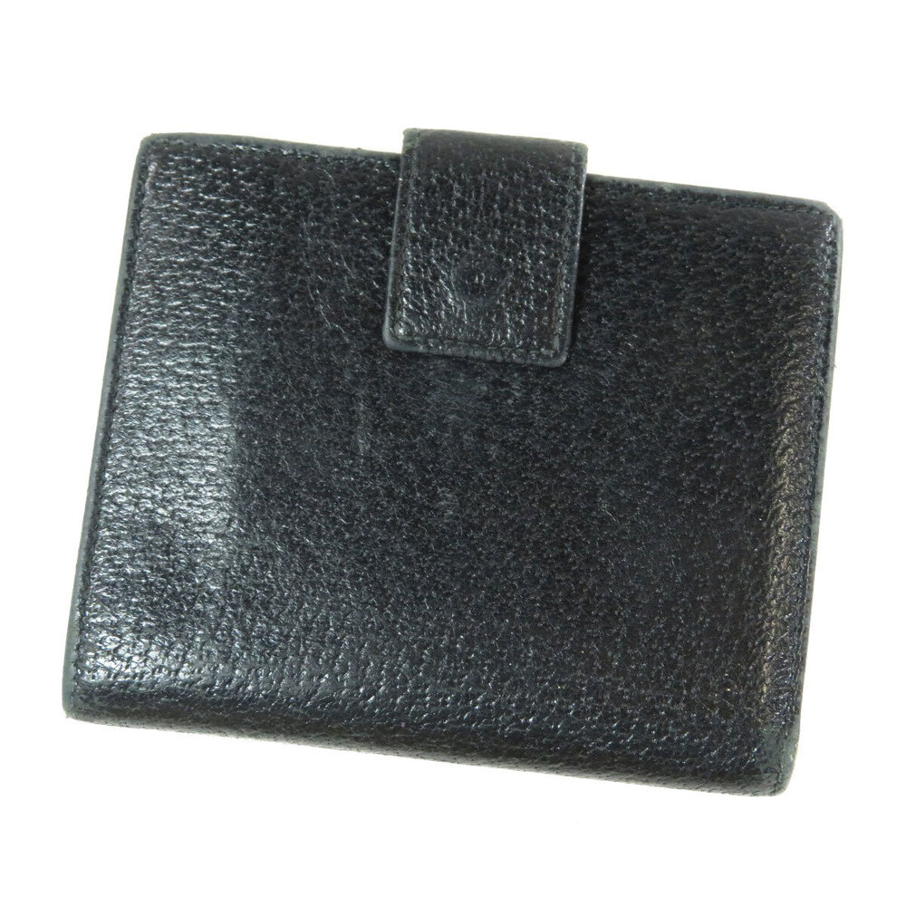 Gucci Bi Wallet fold Leather Black